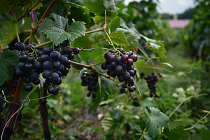 Подвязываем виноград